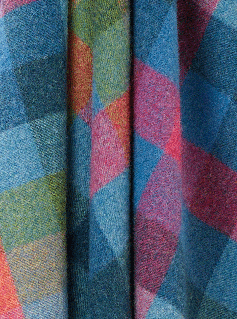 Harlequin Tutti Frutti NZ Wool Throw - Exquisite Wool Traders