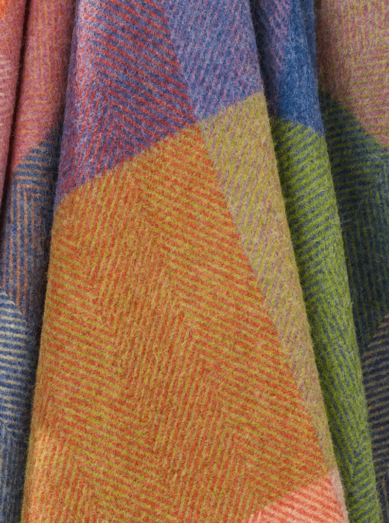 Harland Sunset NZ Wool Throw - Exquisite Wool Traders