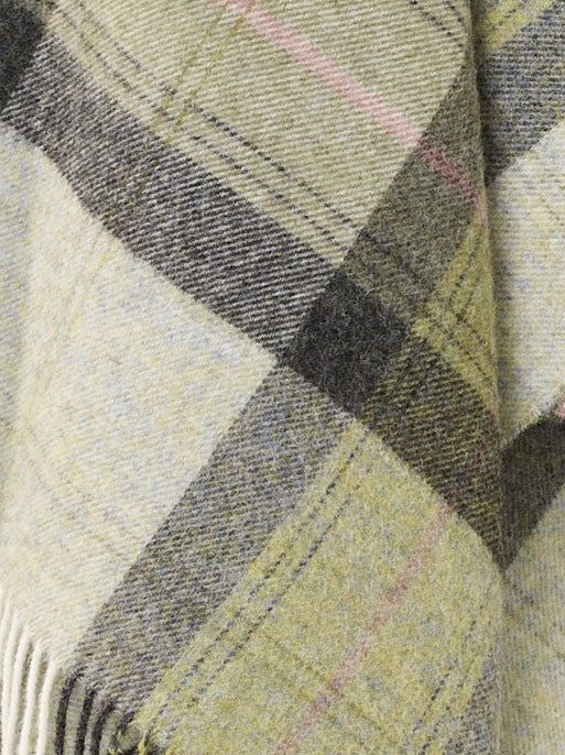 Skye Green NZ Wool Throw