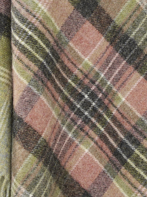 Kintyre Green NZ Wool Throw - Exquisite Wool Traders