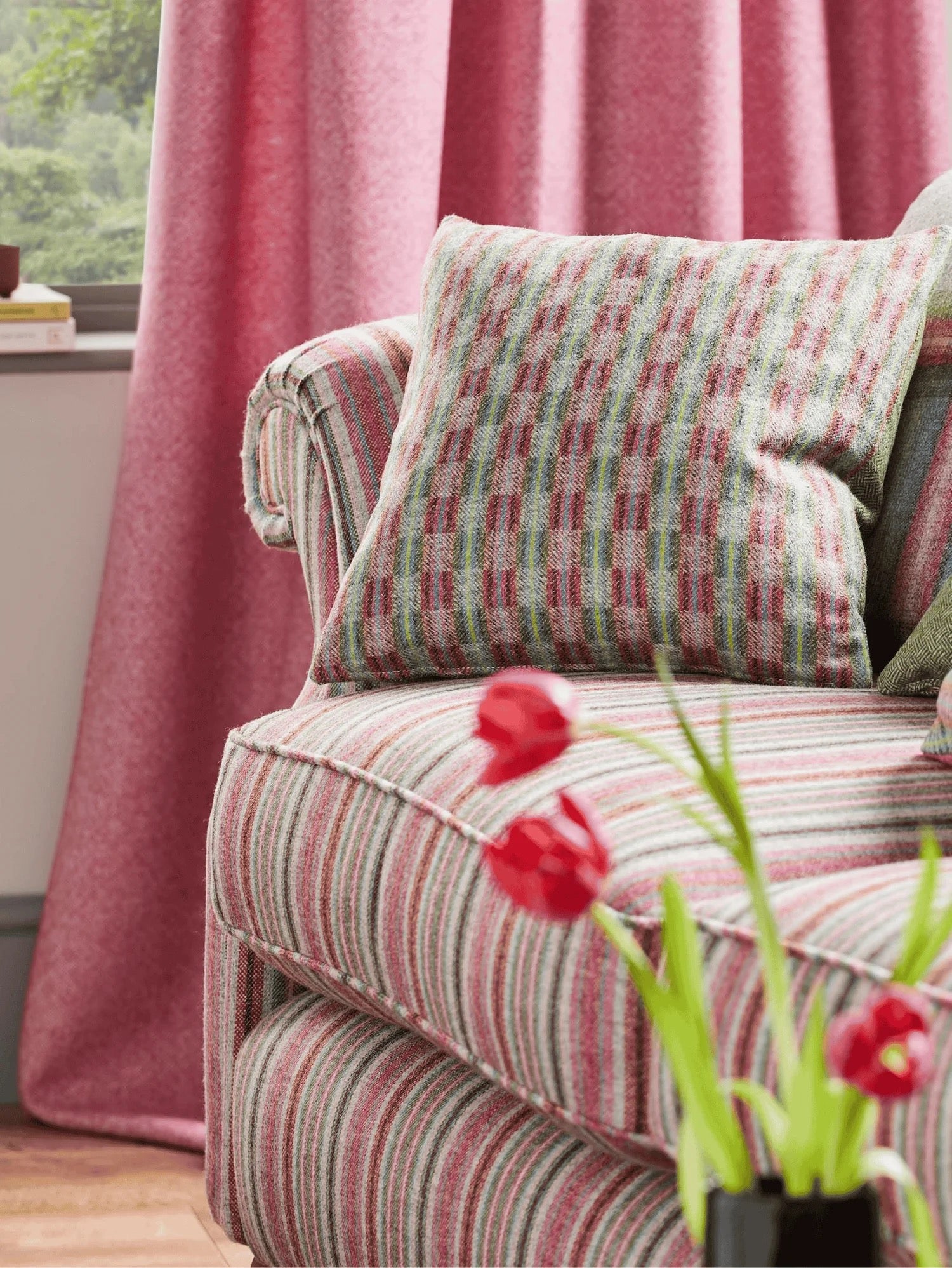 The Heritage Cushion - Rio Silver &amp; Multi