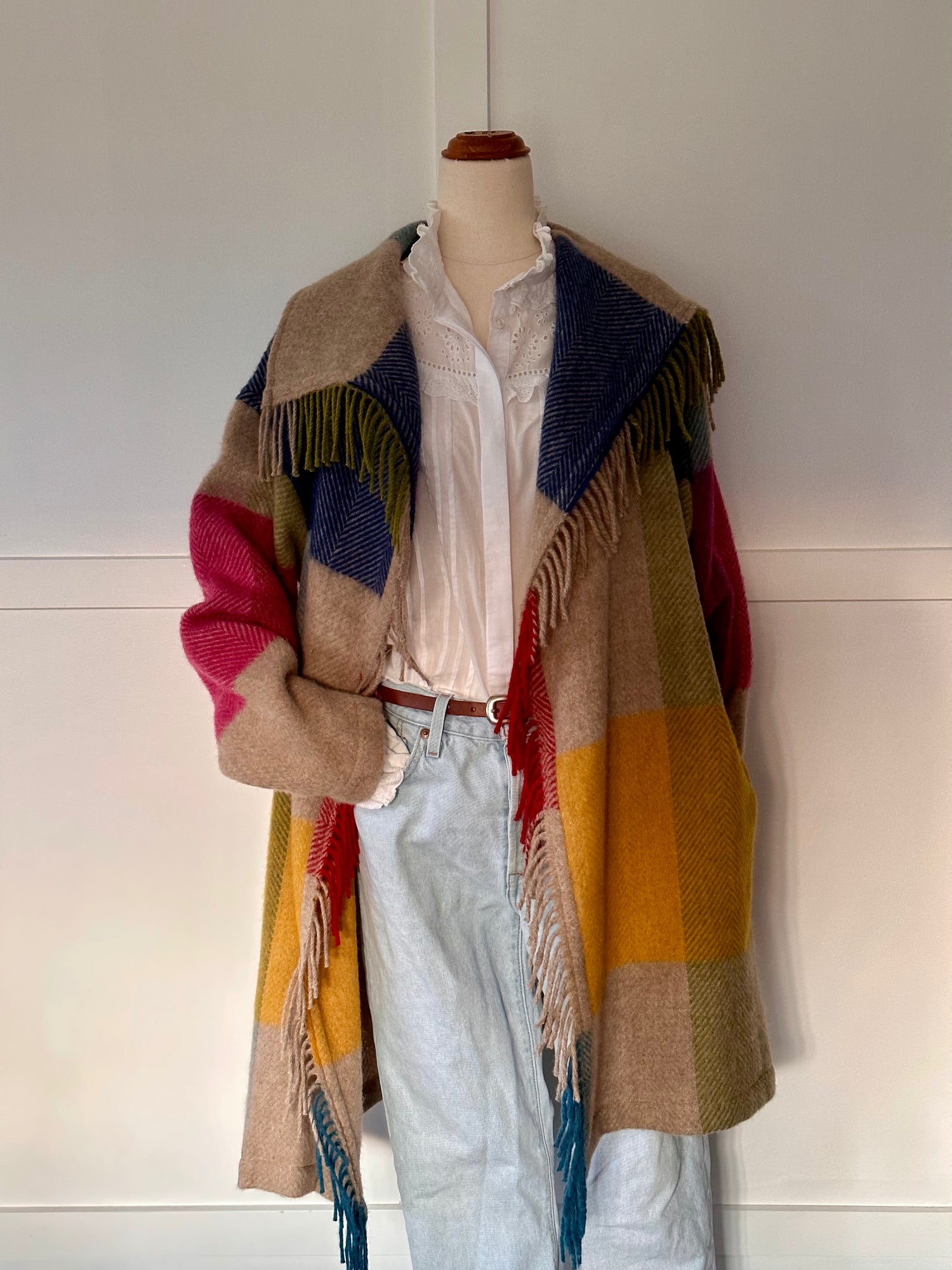 The Southern Coat - Harland Multi- 100% Wool
